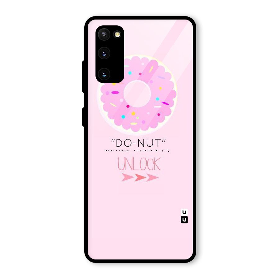 Do-Nut Unlock Glass Back Case for Galaxy S20 FE 5G