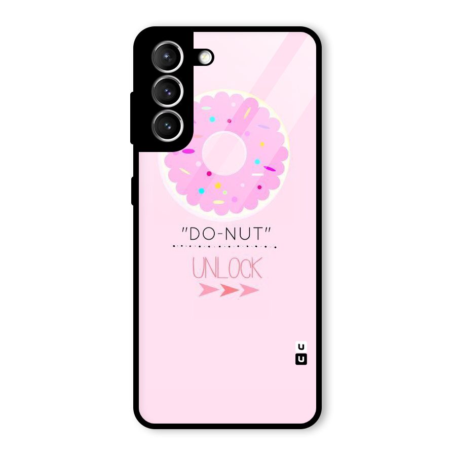 Do-Nut Unlock Glass Back Case for Galaxy S21 5G