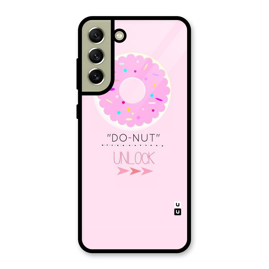 Do-Nut Unlock Glass Back Case for Galaxy S21 FE 5G