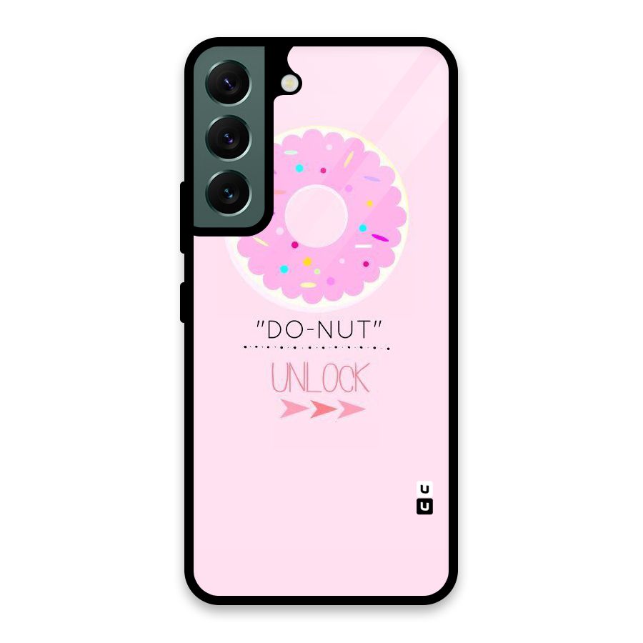 Do-Nut Unlock Glass Back Case for Galaxy S22 5G