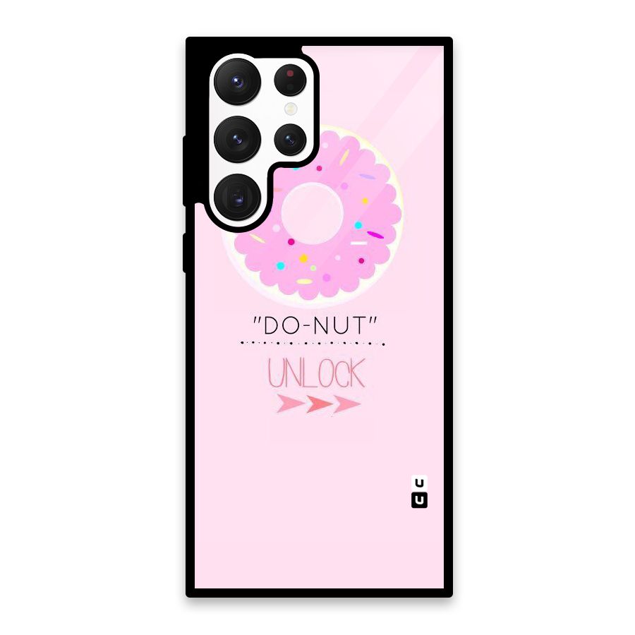 Do-Nut Unlock Glass Back Case for Galaxy S22 Ultra 5G