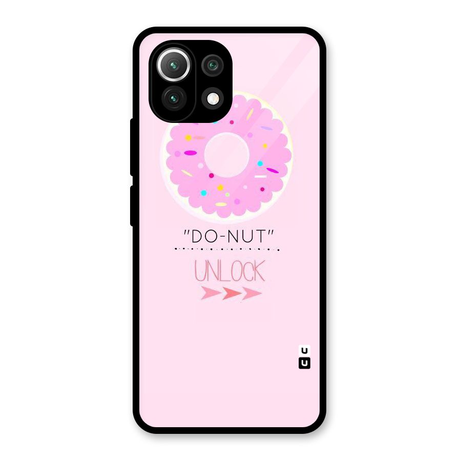 Do-Nut Unlock Glass Back Case for Mi 11 Lite