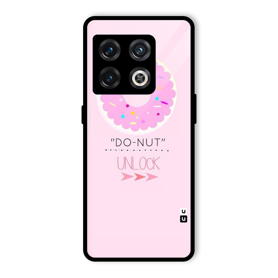 Do-Nut Unlock Glass Back Case for OnePlus 10 Pro 5G