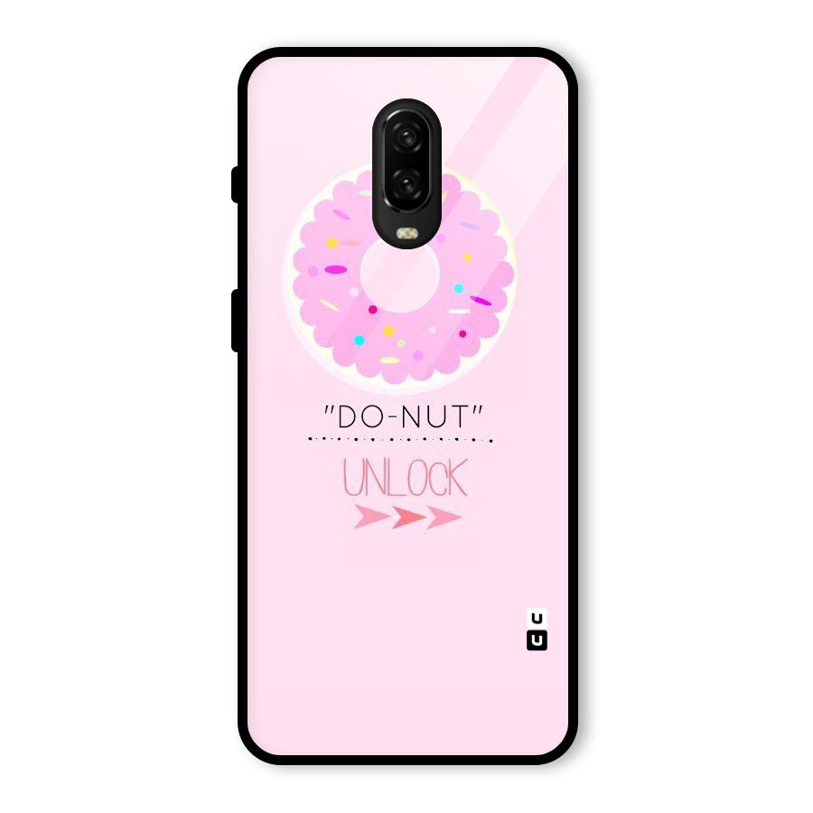 Do-Nut Unlock Glass Back Case for OnePlus 6T