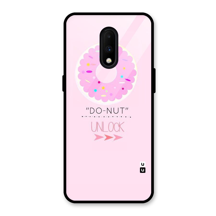 Do-Nut Unlock Glass Back Case for OnePlus 7