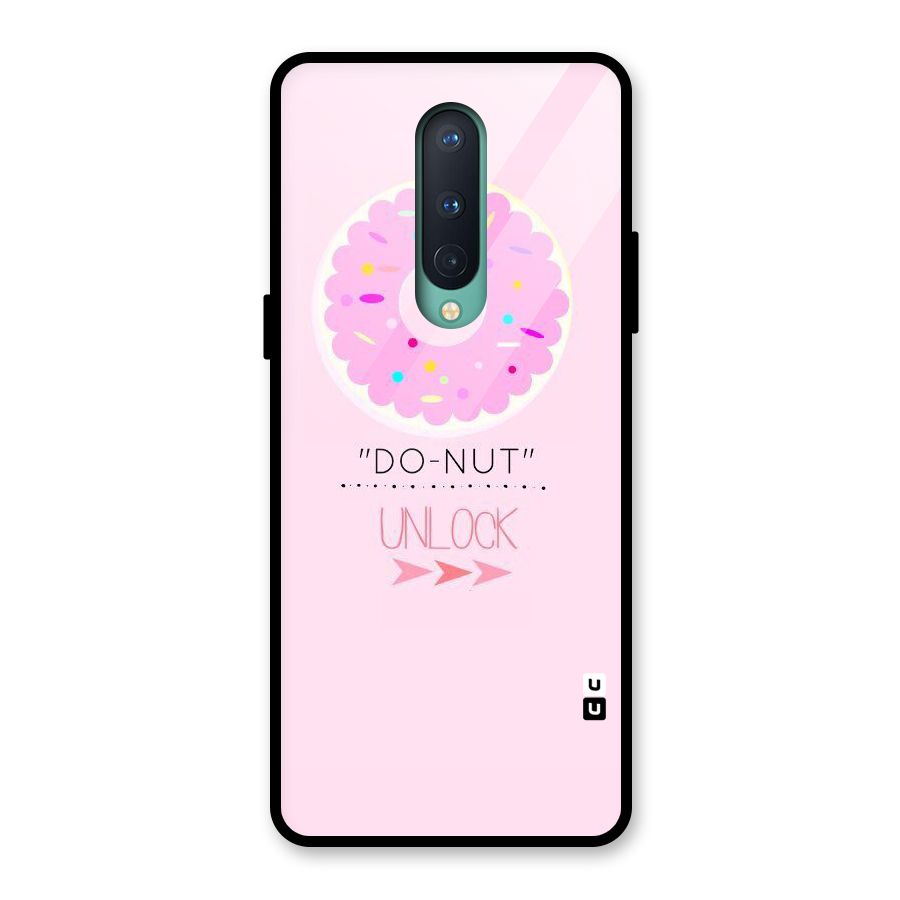 Do-Nut Unlock Glass Back Case for OnePlus 8