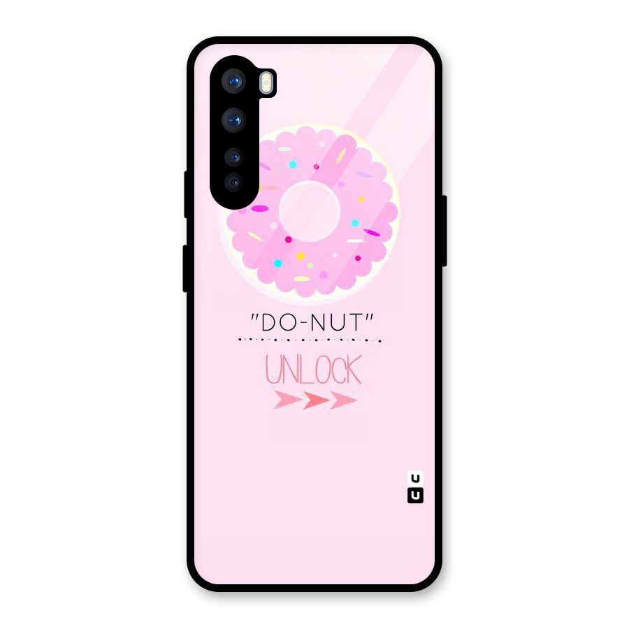 Do-Nut Unlock Glass Back Case for OnePlus Nord
