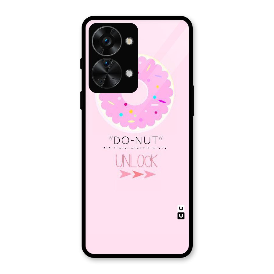 Do-Nut Unlock Glass Back Case for OnePlus Nord 2T