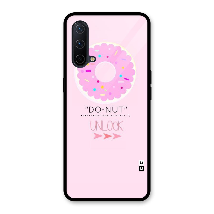 Do-Nut Unlock Glass Back Case for OnePlus Nord CE 5G