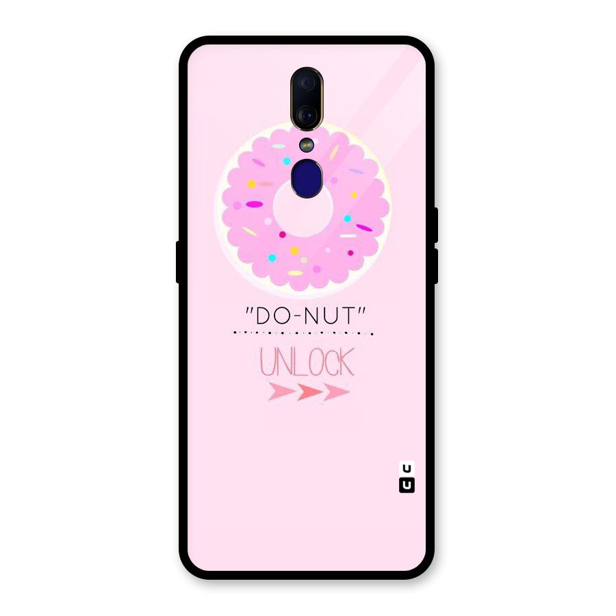 Do-Nut Unlock Glass Back Case for Oppo F11