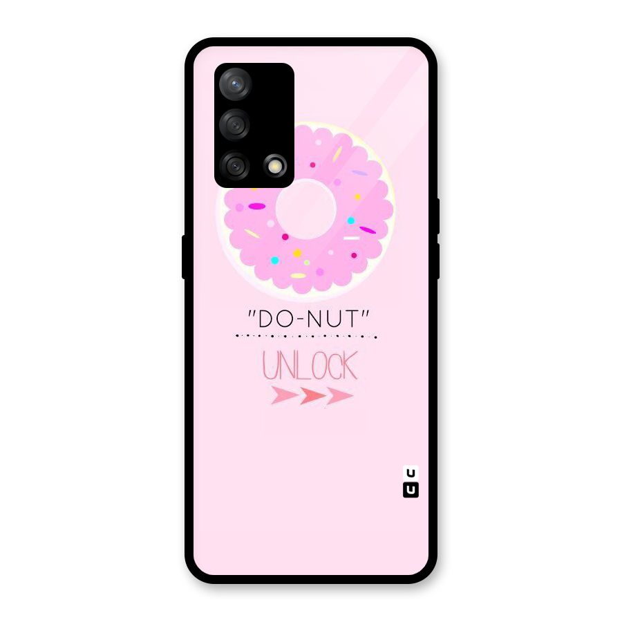 Do-Nut Unlock Glass Back Case for Oppo F19
