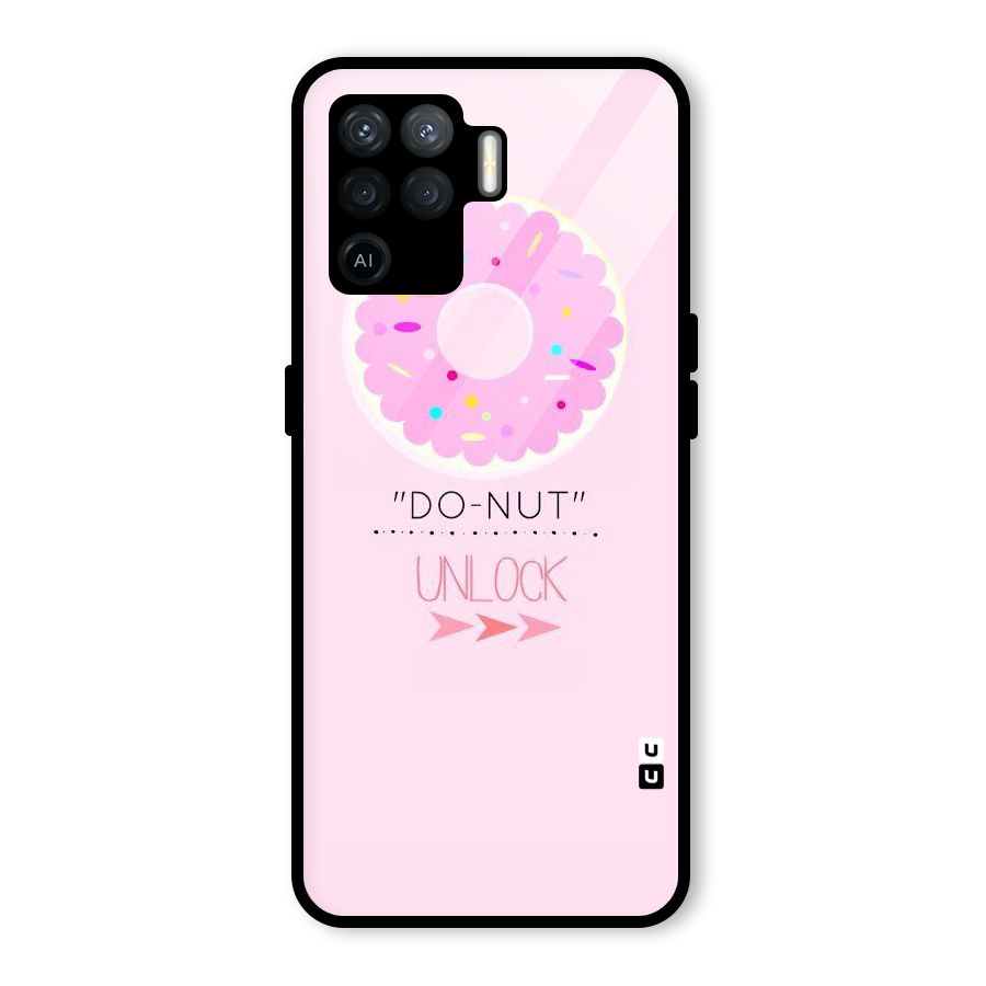 Do-Nut Unlock Glass Back Case for Oppo F19 Pro