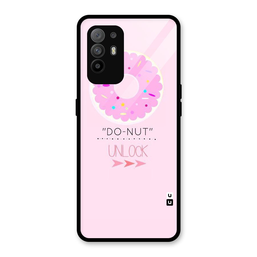 Do-Nut Unlock Glass Back Case for Oppo F19 Pro Plus 5G