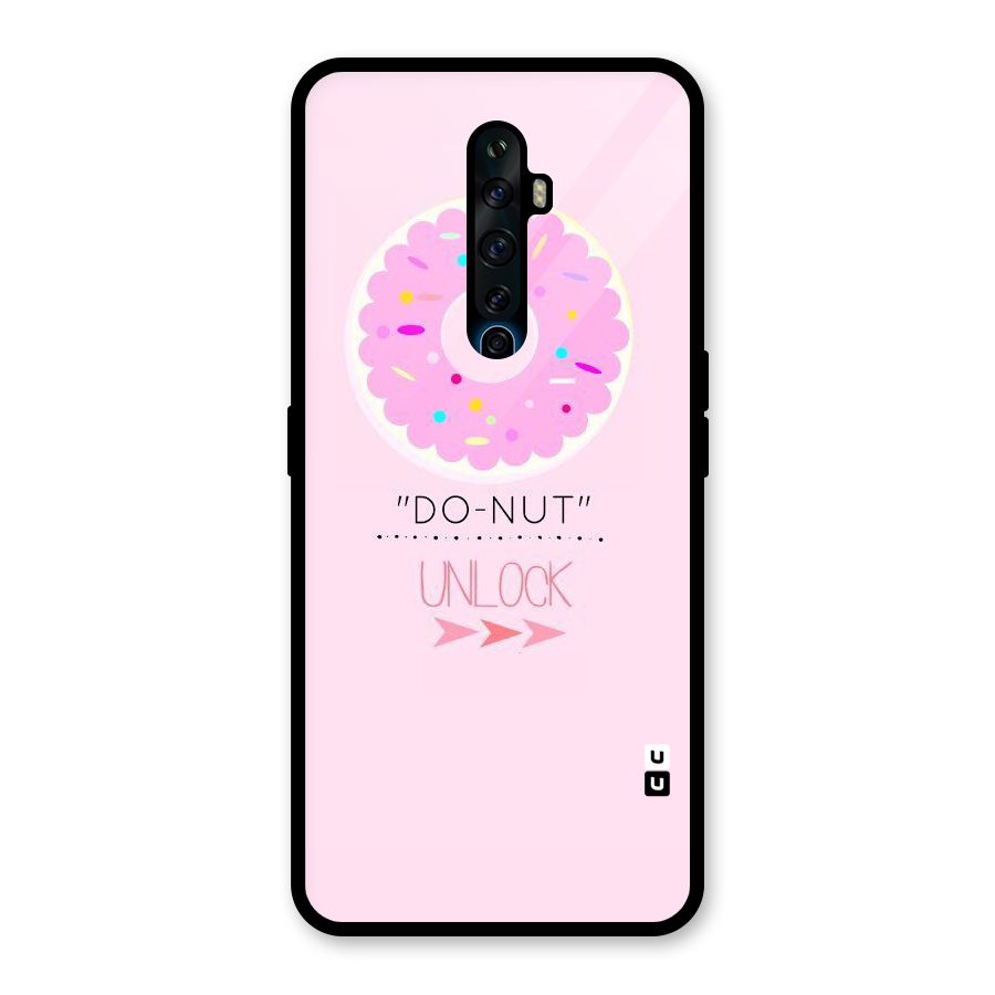 Do-Nut Unlock Glass Back Case for Oppo Reno2 F