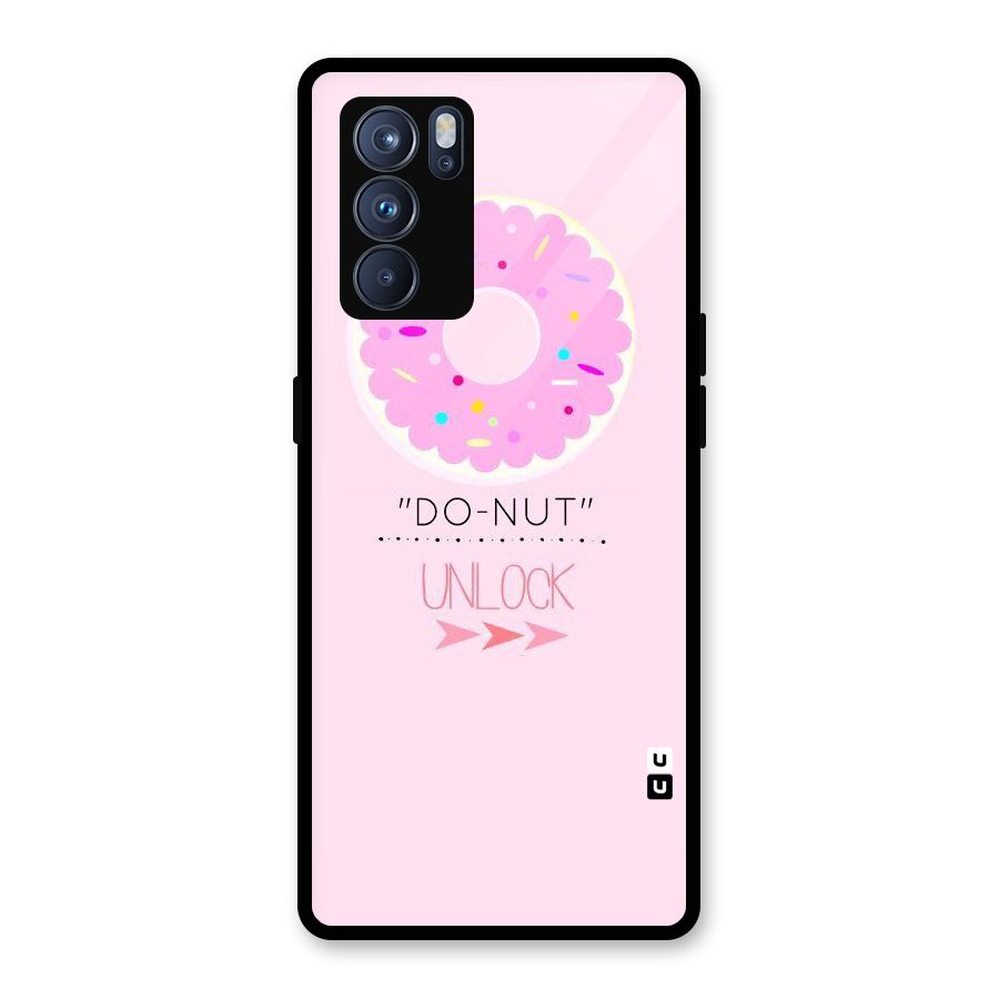 Do-Nut Unlock Glass Back Case for Oppo Reno6 Pro 5G