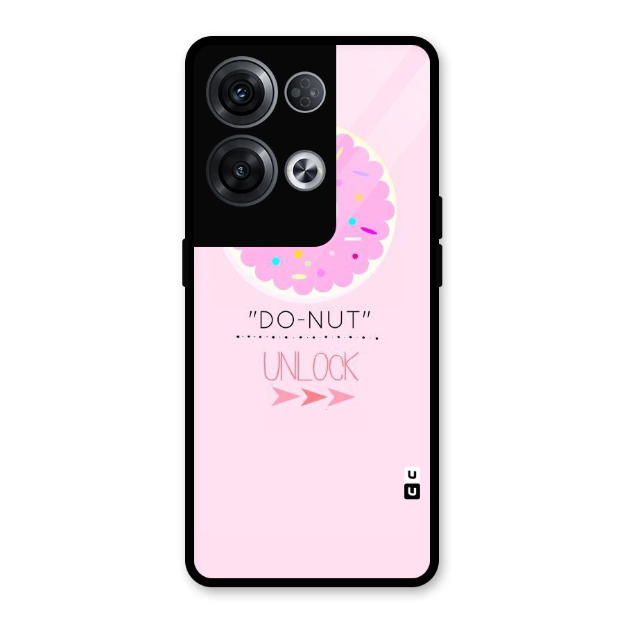 Do-Nut Unlock Glass Back Case for Oppo Reno8 Pro 5G