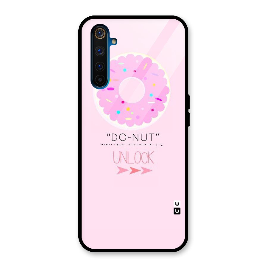 Do-Nut Unlock Glass Back Case for Realme 6 Pro