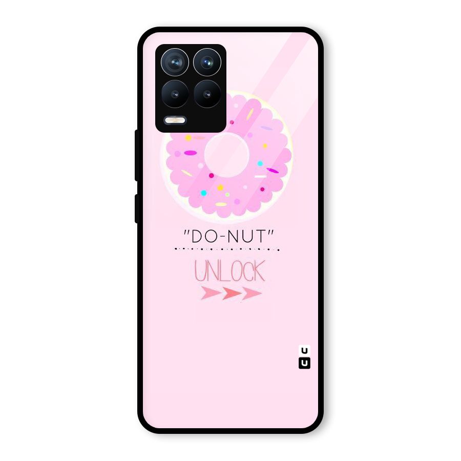 Do-Nut Unlock Glass Back Case for Realme 8