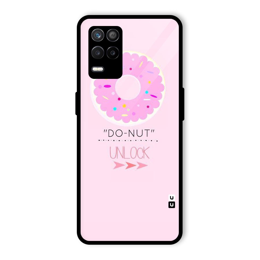 Do-Nut Unlock Glass Back Case for Realme 8 5G