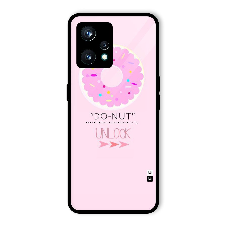 Do-Nut Unlock Glass Back Case for Realme 9 Pro Plus 5G