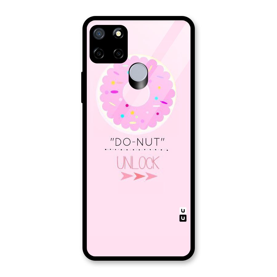 Do-Nut Unlock Glass Back Case for Realme C12