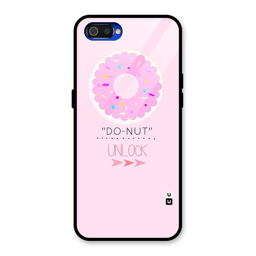 Do-Nut Unlock Glass Back Case for Realme C2