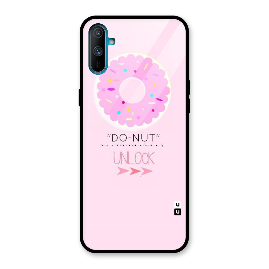 Do-Nut Unlock Glass Back Case for Realme C3