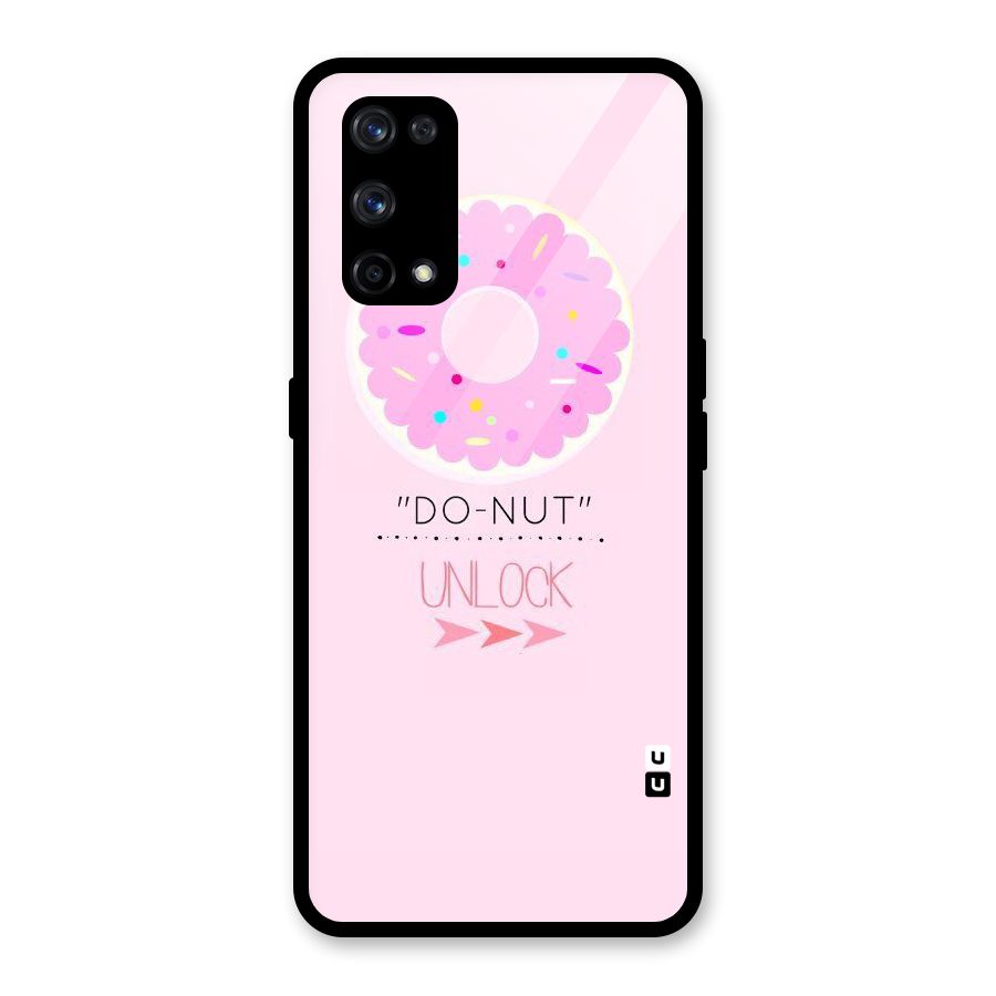 Do-Nut Unlock Glass Back Case for Realme X7 Pro