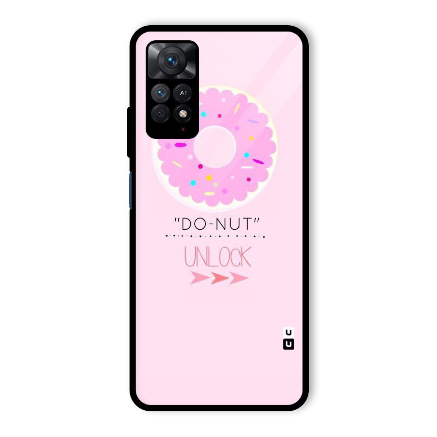 Do-Nut Unlock Glass Back Case for Redmi Note 11 Pro Plus 5G