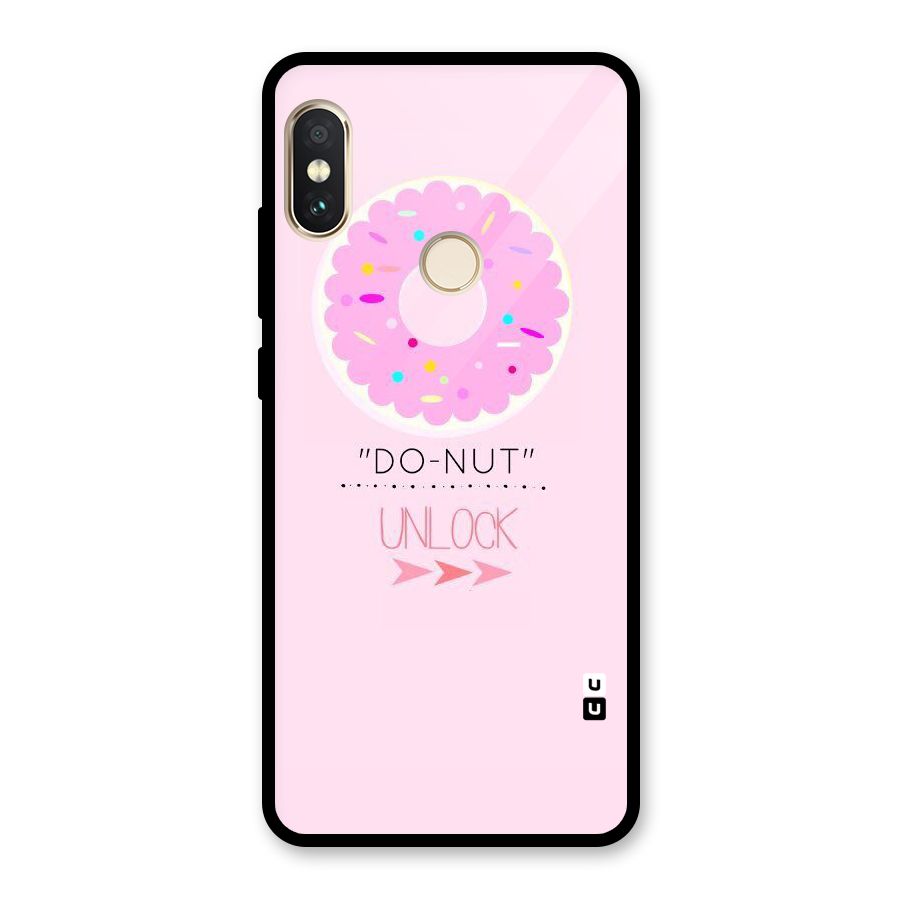 Do-Nut Unlock Glass Back Case for Redmi Note 5 Pro
