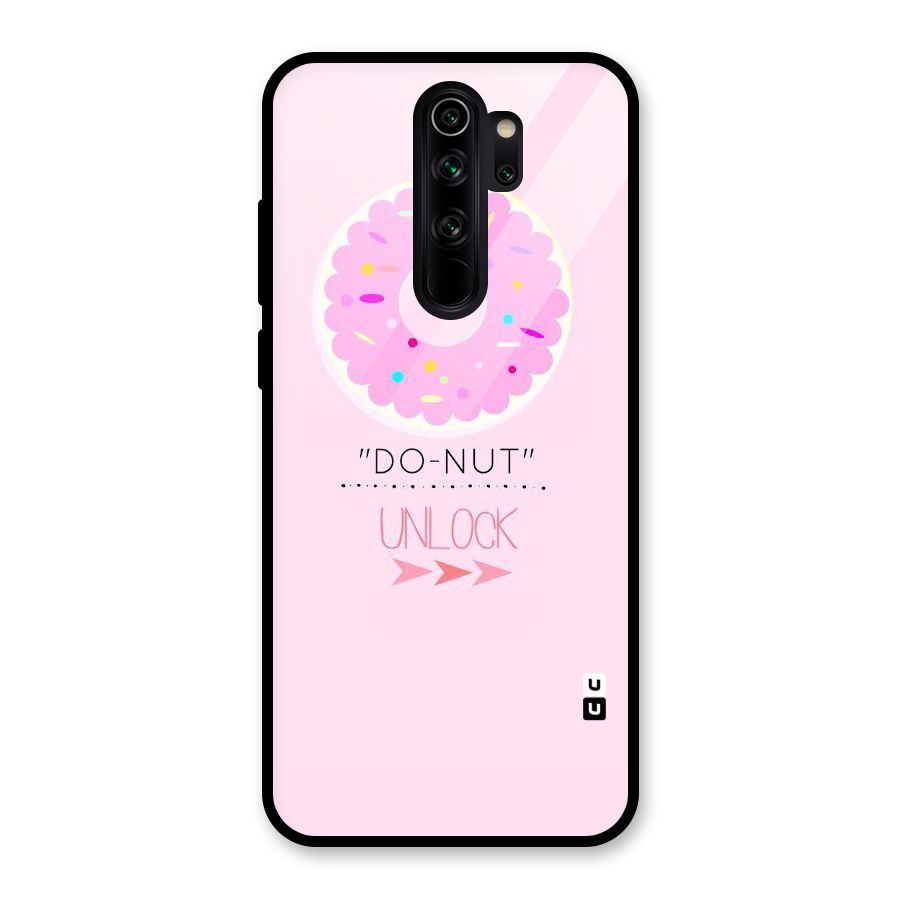 Do-Nut Unlock Glass Back Case for Redmi Note 8 Pro