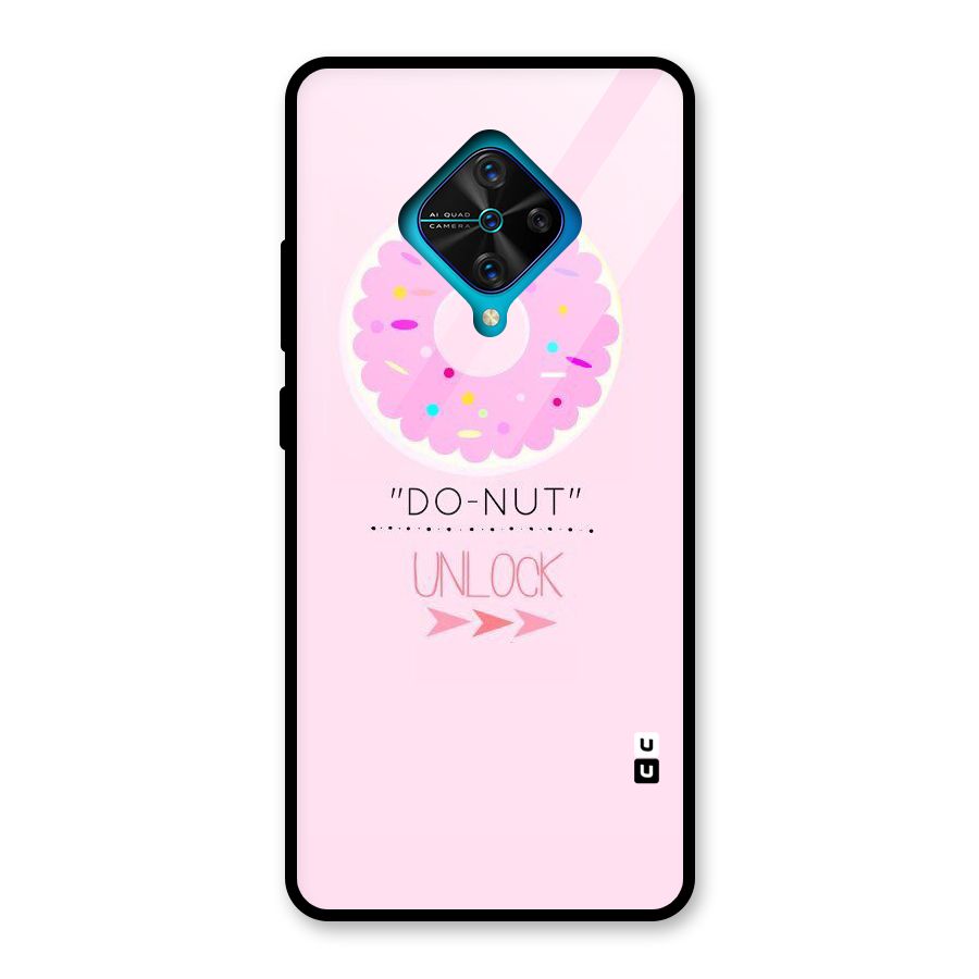 Do-Nut Unlock Glass Back Case for Vivo S1 Pro