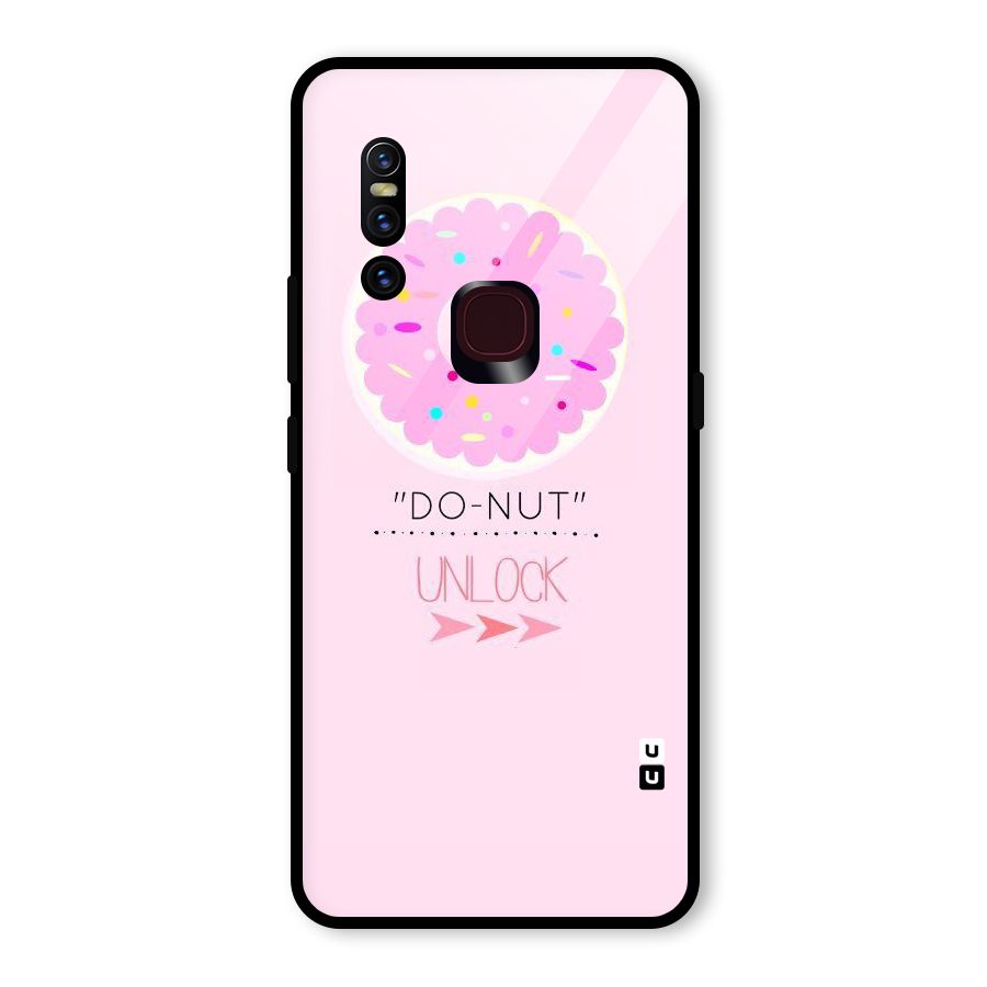 Do-Nut Unlock Glass Back Case for Vivo V15