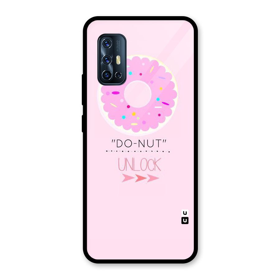 Do-Nut Unlock Glass Back Case for Vivo V17