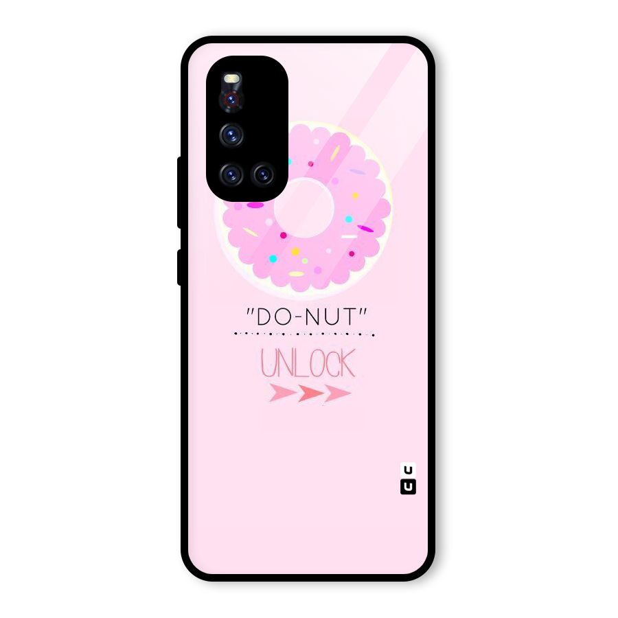 Do-Nut Unlock Glass Back Case for Vivo V19
