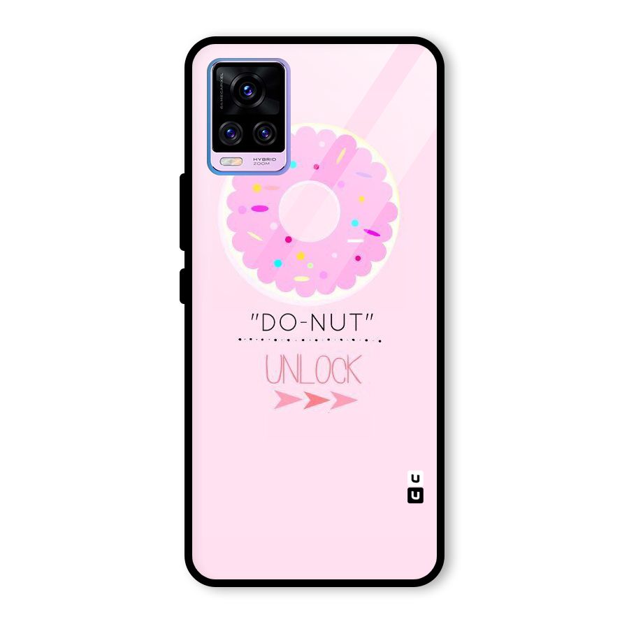 Do-Nut Unlock Glass Back Case for Vivo V20 Pro