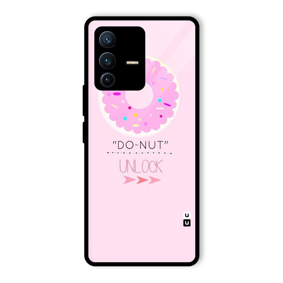 Do-Nut Unlock Glass Back Case for Vivo V23 Pro