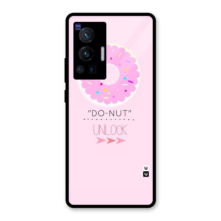 Do-Nut Unlock Glass Back Case for Vivo X70 Pro