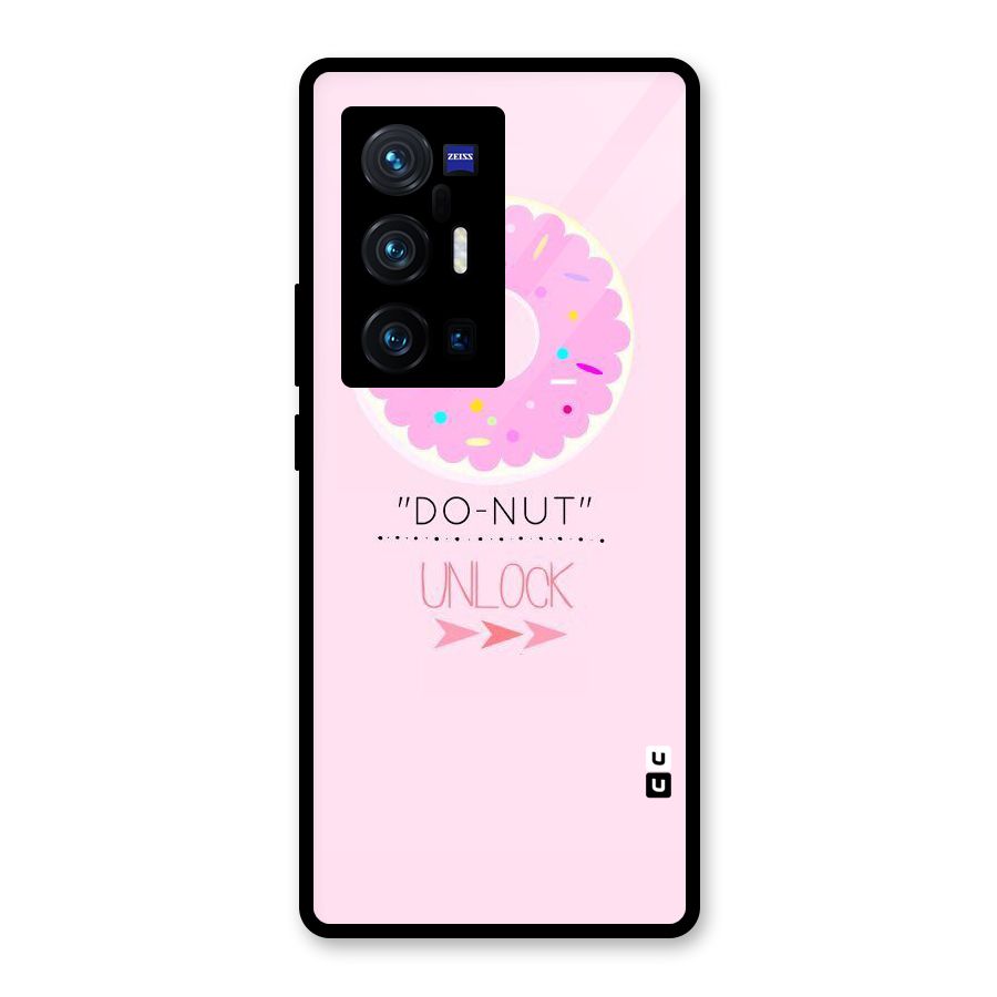 Do-Nut Unlock Glass Back Case for Vivo X70 Pro Plus