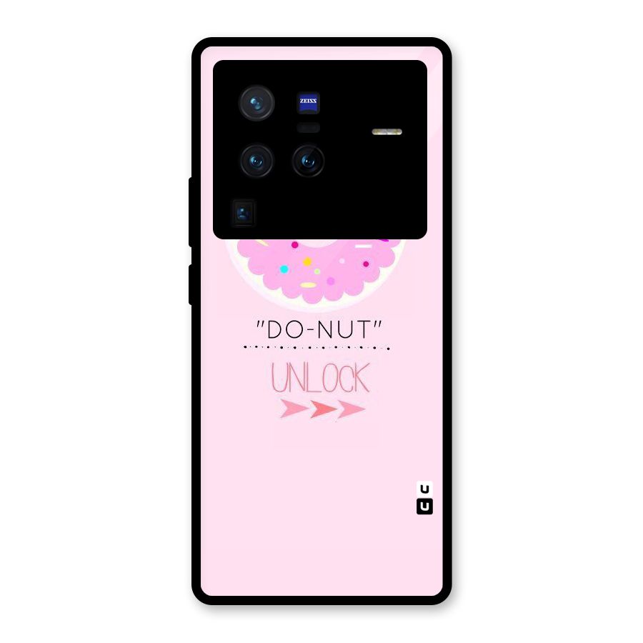 Do-Nut Unlock Glass Back Case for Vivo X80 Pro