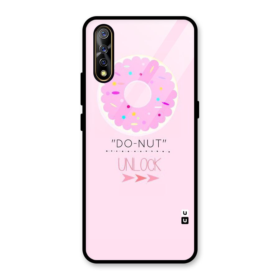 Do-Nut Unlock Glass Back Case for Vivo Z1x