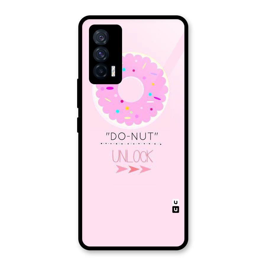 Do-Nut Unlock Glass Back Case for Vivo iQOO 7 5G