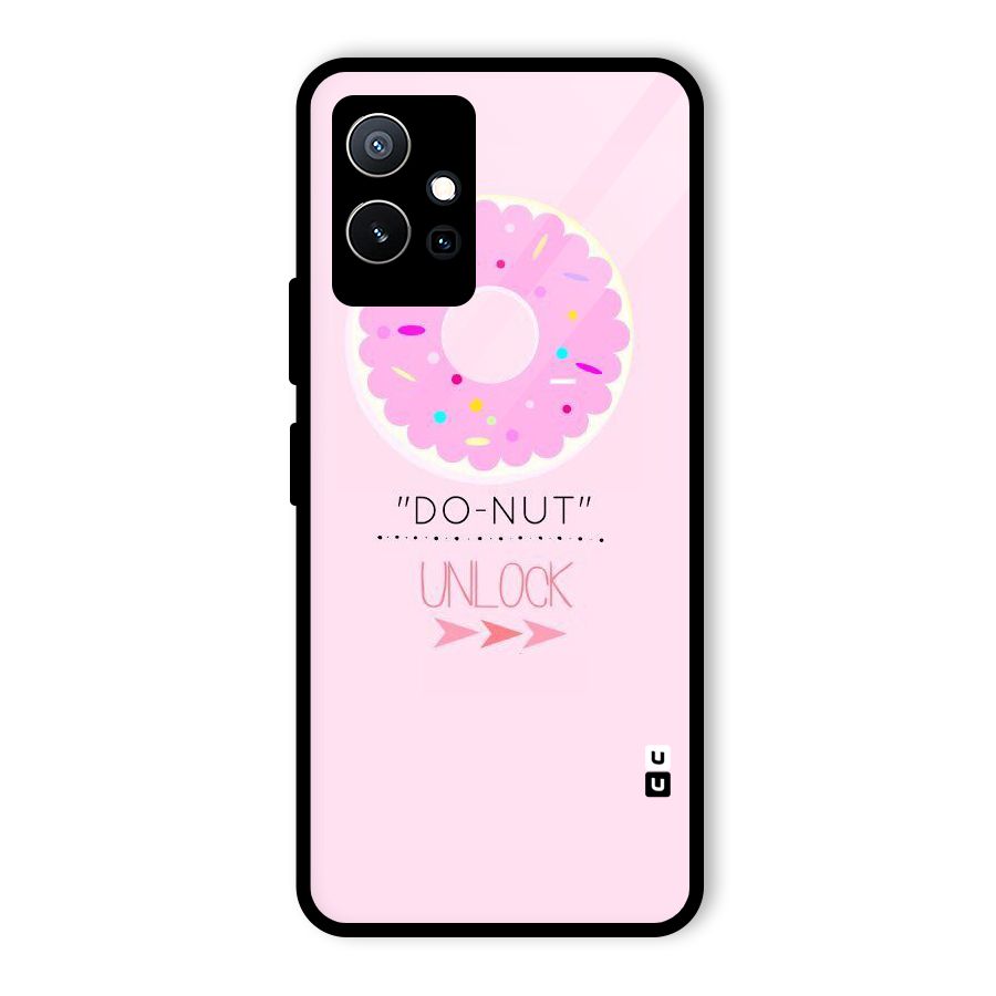 Do-Nut Unlock Glass Back Case for Vivo iQOO Z6