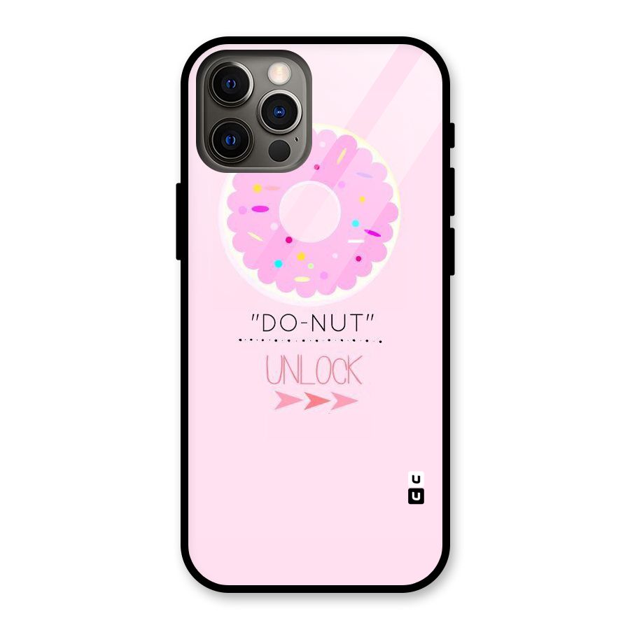 Do-Nut Unlock Glass Back Case for iPhone 12 Pro
