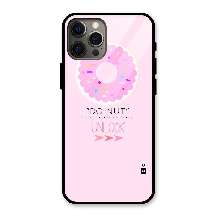 Do-Nut Unlock Glass Back Case for iPhone 12 Pro Max