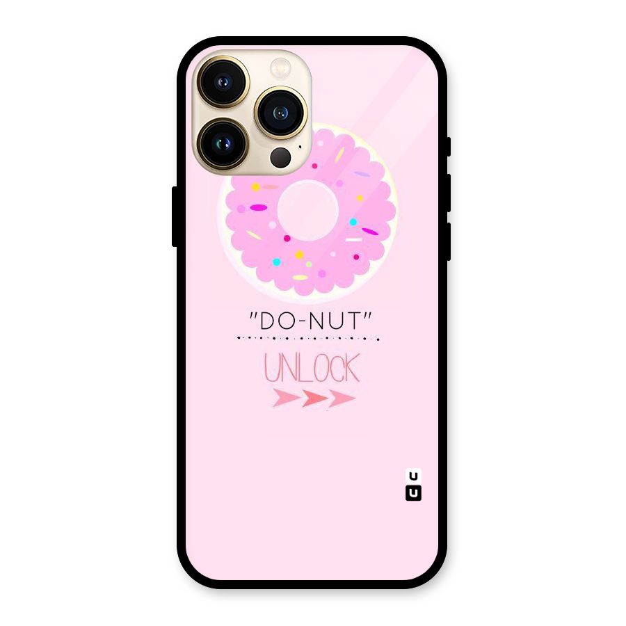 Do-Nut Unlock Glass Back Case for iPhone 13 Pro Max