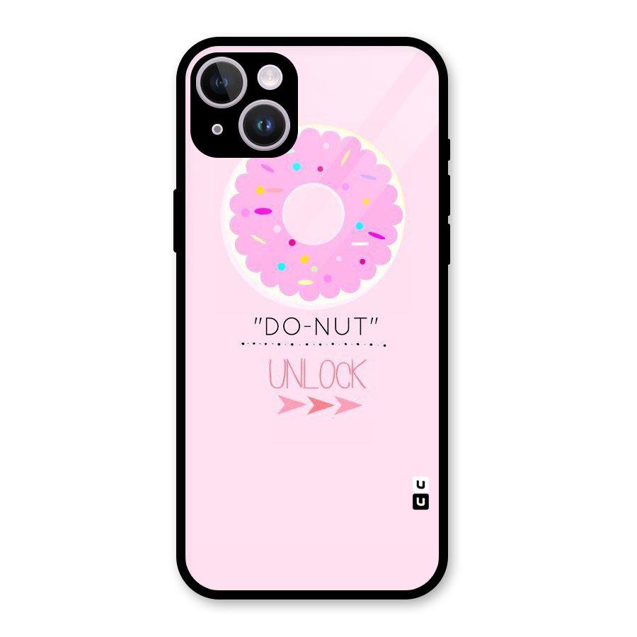 Do-Nut Unlock Glass Back Case for iPhone 14 Plus