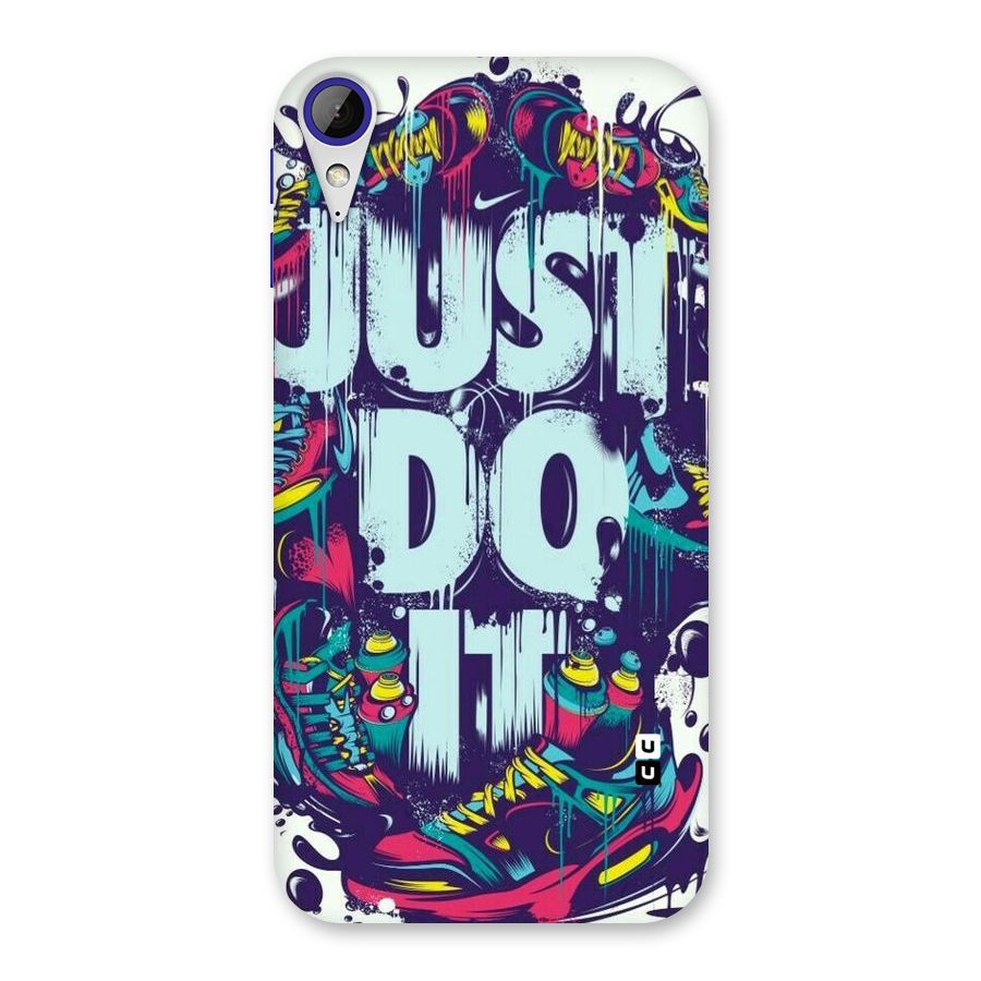 Do It Abstract Back Case for Desire 830
