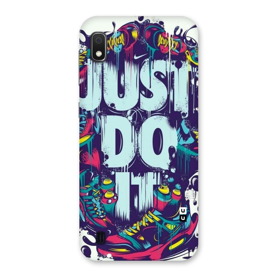 Do It Abstract Back Case for Galaxy A10