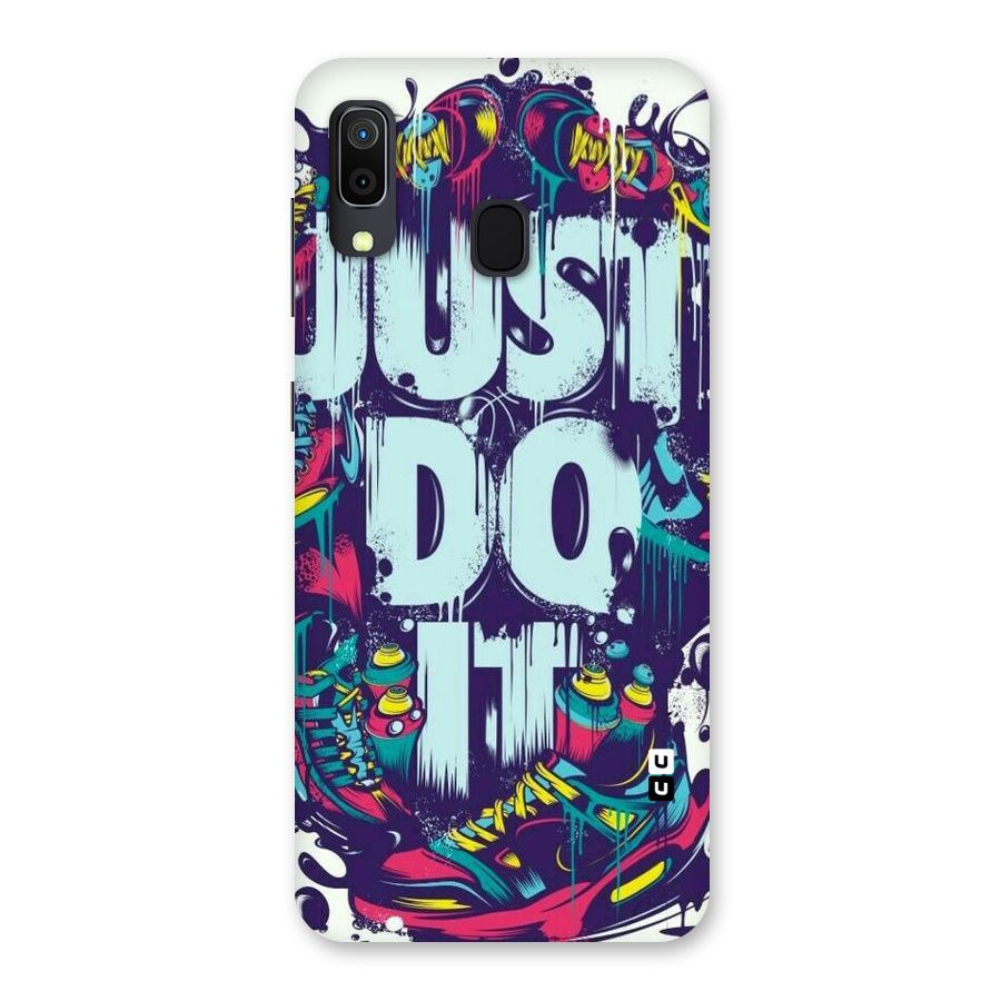 Do It Abstract Back Case for Galaxy A20